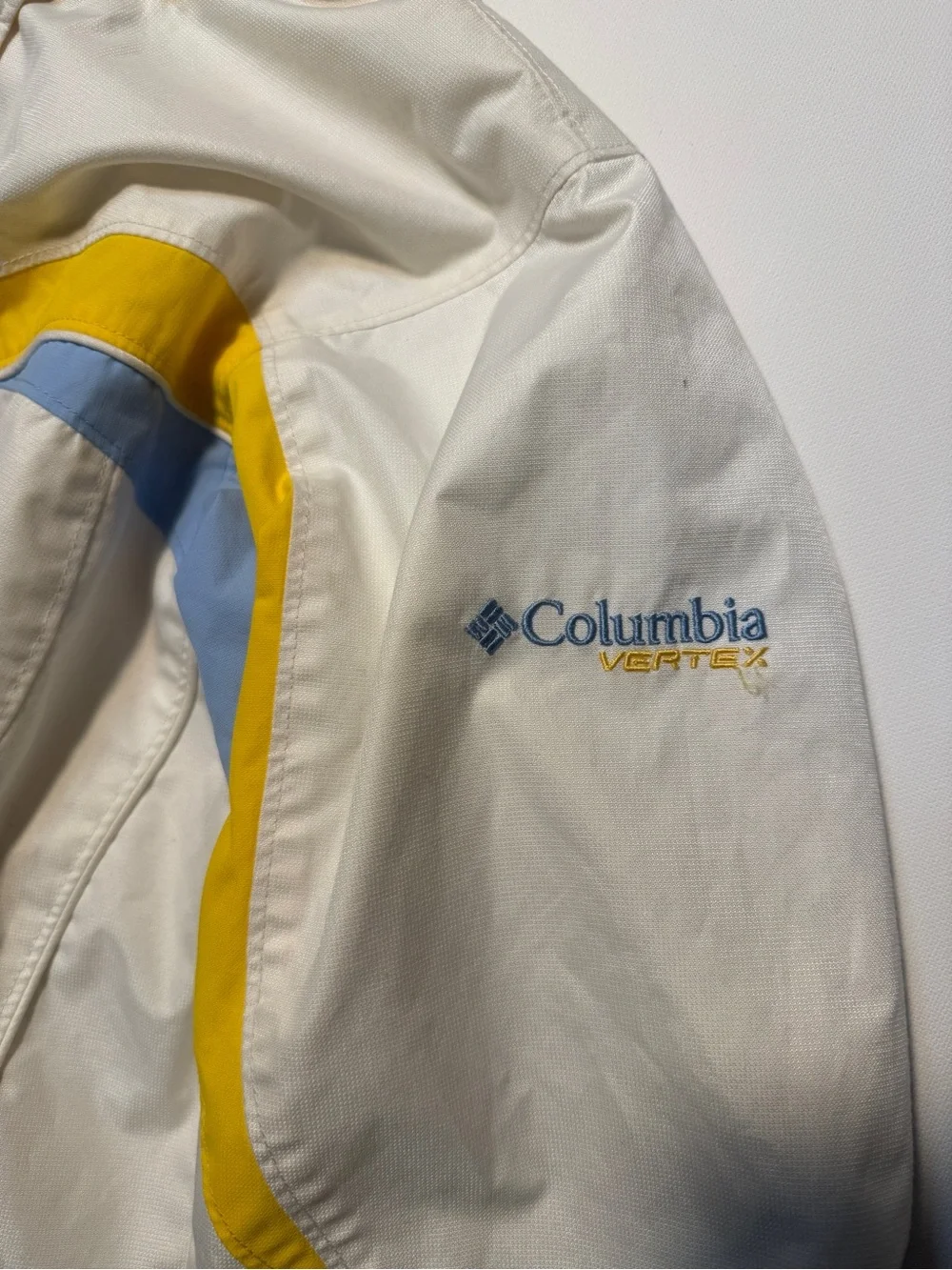 Columbia Kids‎ Cream, Light Blue & Yellow Ski Jacket
